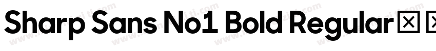 Sharp Sans No1 Bold Regular字体转换